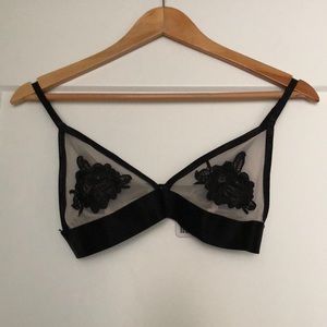 Urban Outfitters black and white bralette